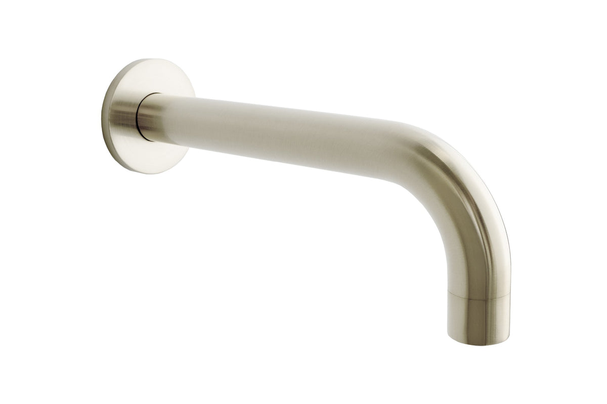 Bloom Wall Spout in Warm Brushed Nickel