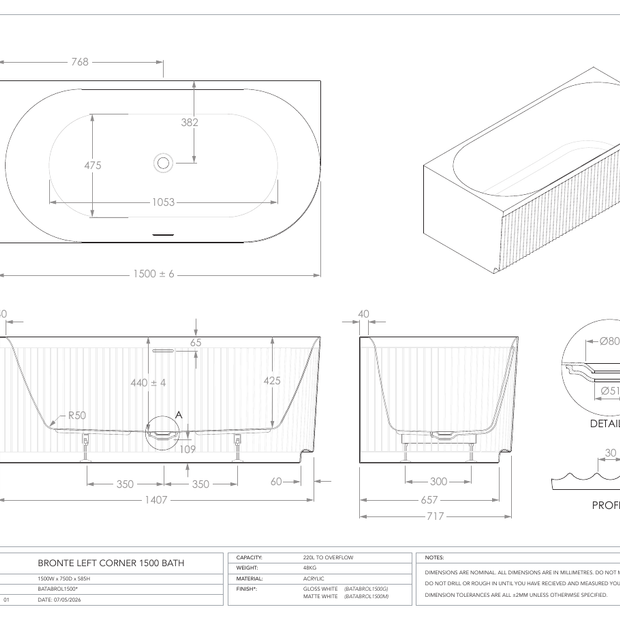 ADP Australia specification sheet