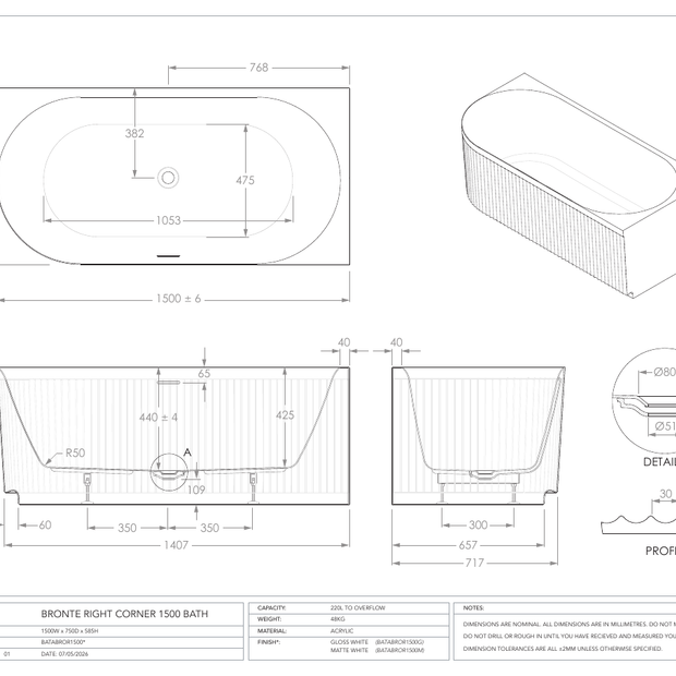 ADP Australia specification sheet
