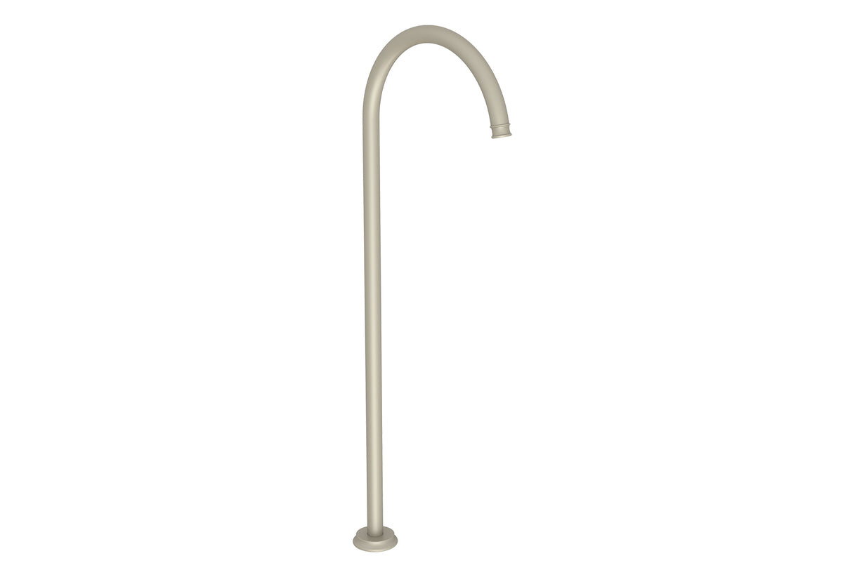 Eternal Floor Spout in Brushed Nickel