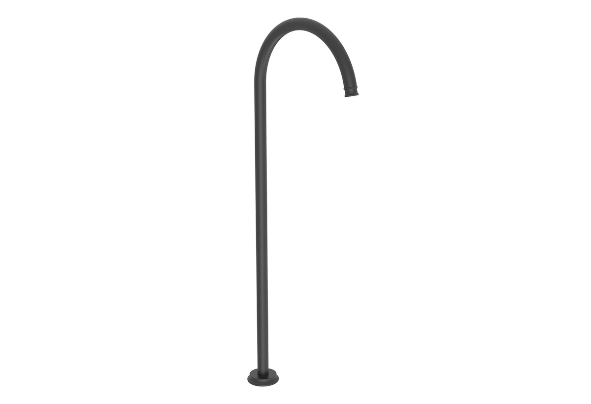 Eternal Floor Spout in Matte Black