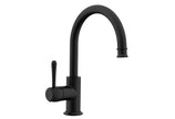 Eternal Gooseneck Basin Mixer in Matte Black