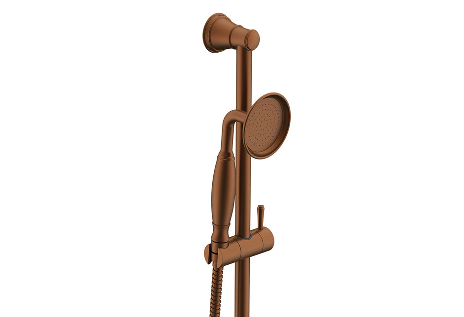 Eternal Hand Shower on Rail in Brushed Copper