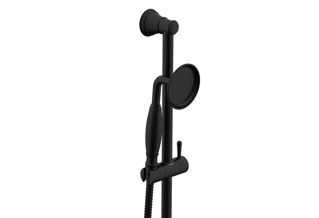 Eternal Hand Shower on Rail in Matte Black