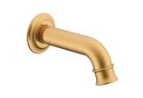 Eternal Mini Wall Spout in Brushed Brass