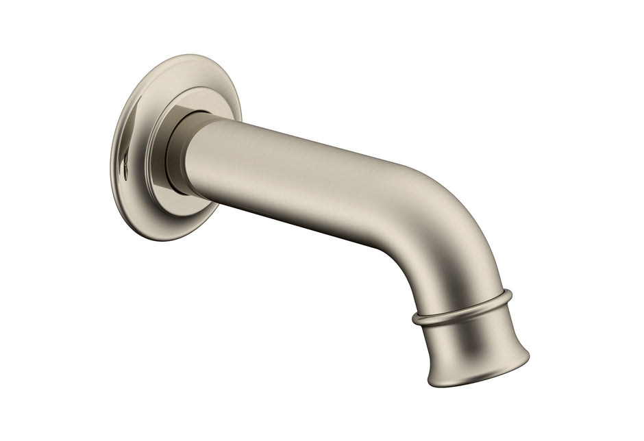 Eternal Mini Wall Spout in Brushed Nickel