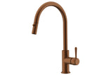 Eternal Pull Out Kitchen Mixer in Brushed Copper