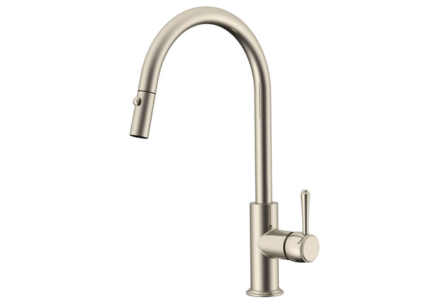 Eternal Pull Out Kitchen Mixer in Brushed Nickel