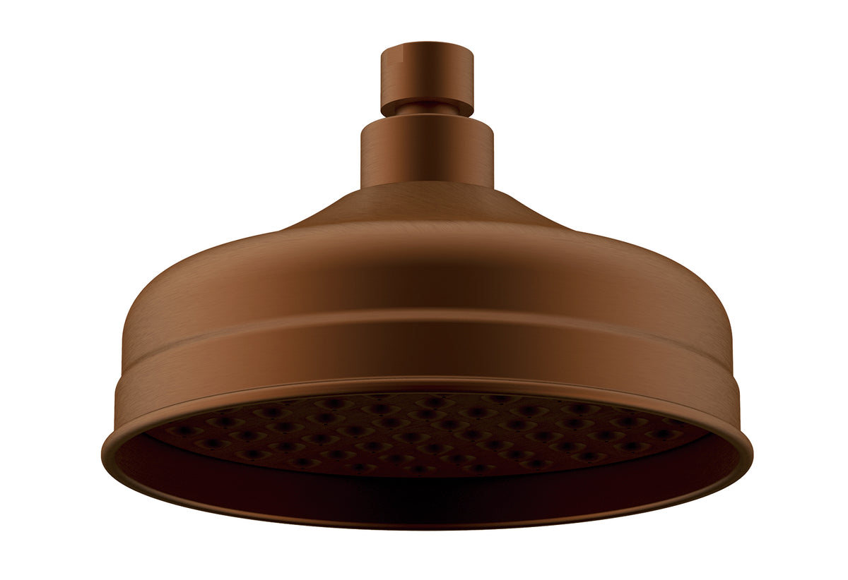 Eternal Shower Rose in Brushed Copper