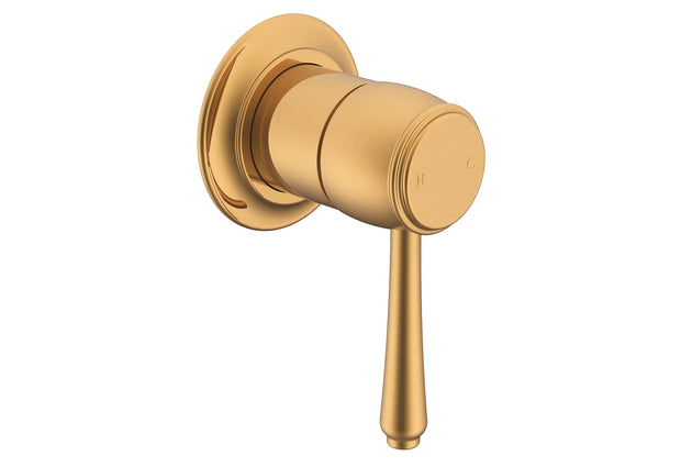 Eternal Wall Mixer in Brushed Brass