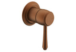 Eternal Wall Mixer in Brushed Copper