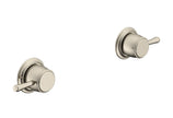 Eternal Wall Top Assembly (Pair) in Brushed Nickel