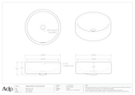 ADP Gerroa in Matte White above counter basin