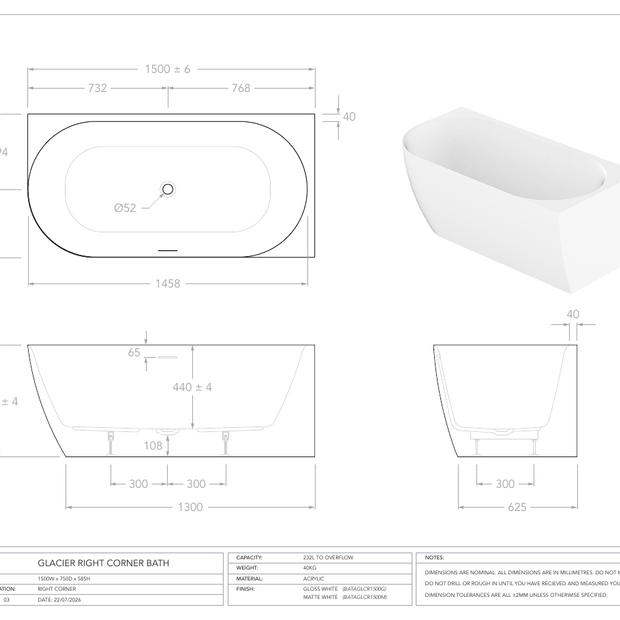 ADP Australia specification sheet