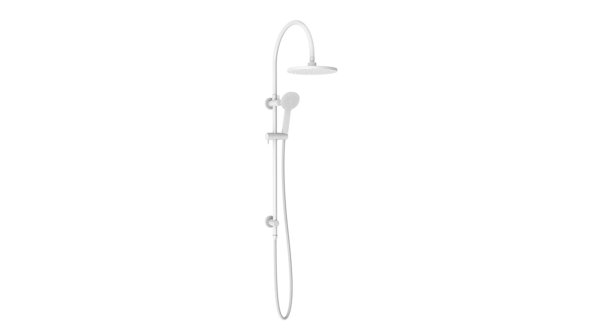 Soul Classic Gooseneck Shower Set in Matte White