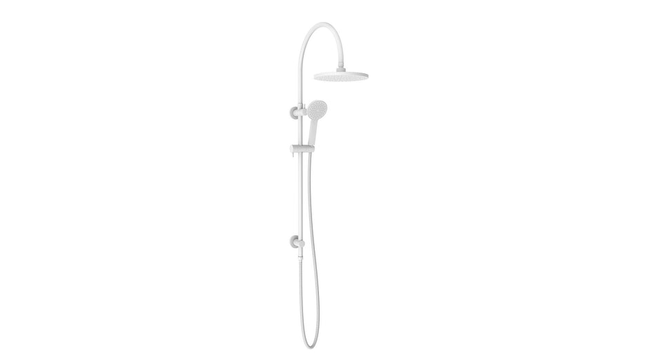 Soul Classic Gooseneck Shower Set in Matte White