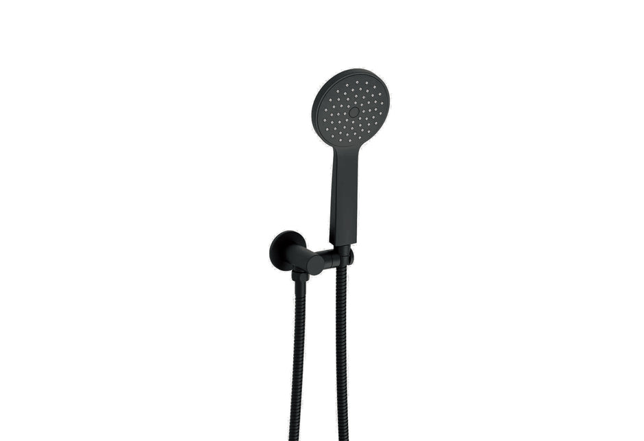 Soul Classic Hand Shower on Hook in Matte Black