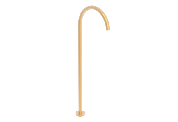 Soul Floor Spout in Brushed Brass