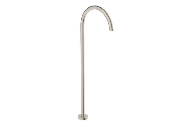 Soul Floor Spout in Brushed Nickel