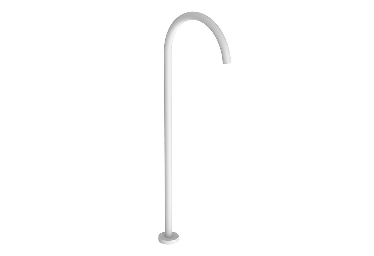 Soul Floor Spout in Matte White