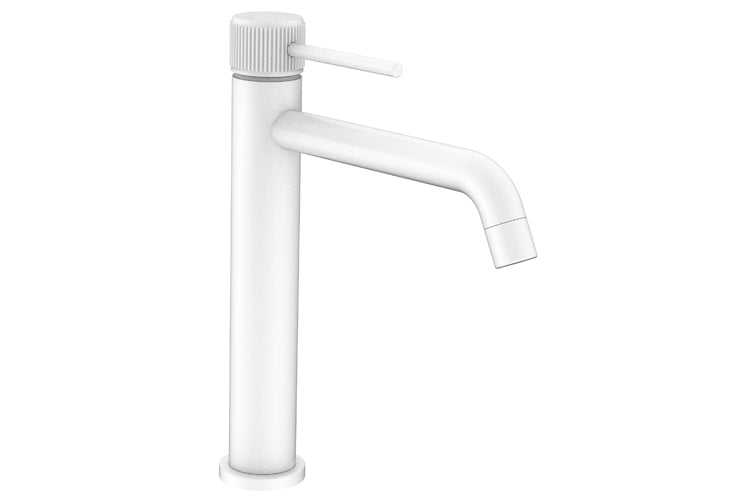 Soul Groove Extended Basin Mixer in Matte White