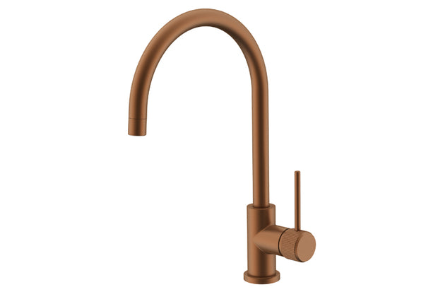 Soul Groove Sink Mixer in Brushed Copper