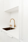 Soul Groove Sink Mixer styled in a kitchen