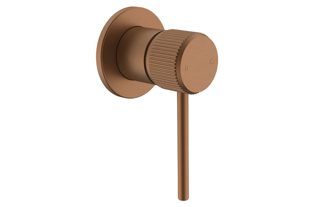 Soul Groove Wall Mixer in Brushed Copper