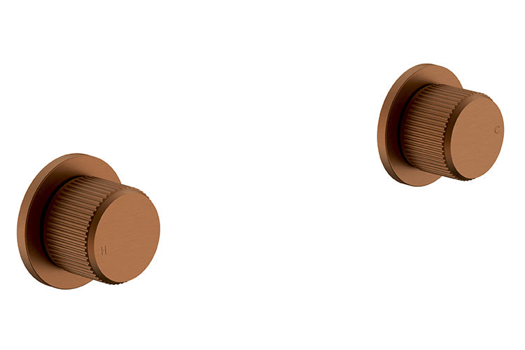 Soul Groove Wall Top Assembly (Pair) in Brushed Copper