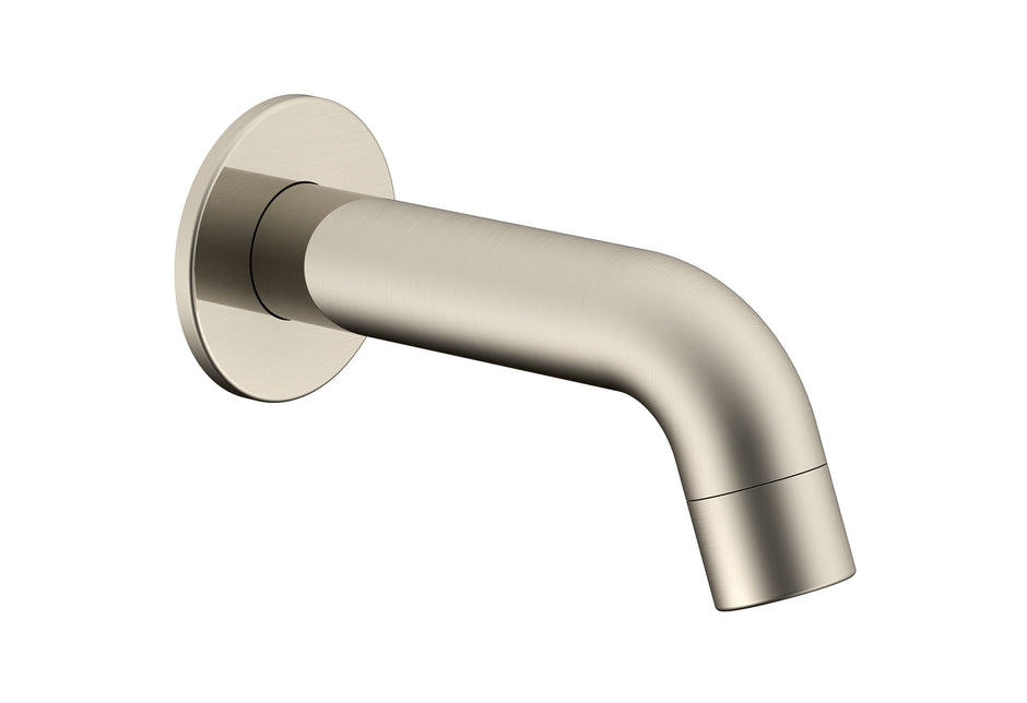 Soul Mini Wall Spout in Brushed Nickel