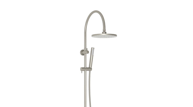 Soul Slimline Gooseneck Shower Set in Brushed Nickel