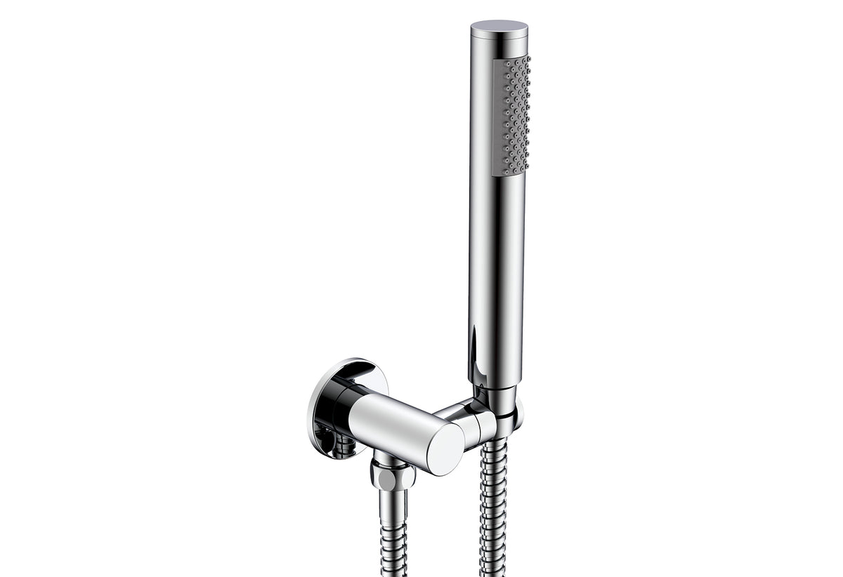 Soul Slimline Hand Shower on Hook in Chrome