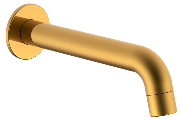 Soul Wall Spout in Brushed Brass
