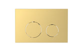 Toilet Flush Button in Brushed Brass