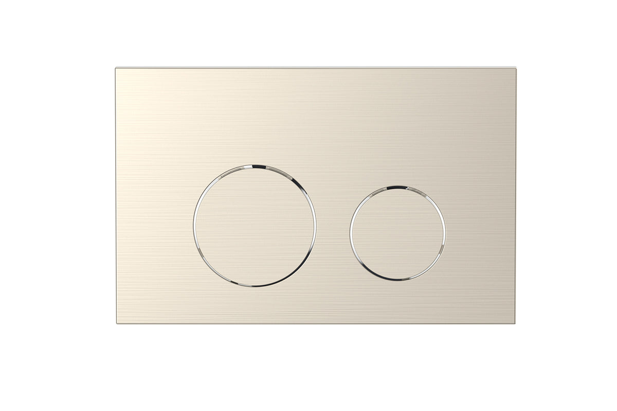 Toilet Flush Button in Brushed Nickel