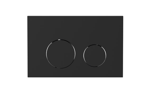 Toilet Flush Button in Matte Black