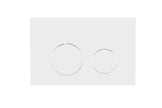 Toilet Flush Button in Matte White