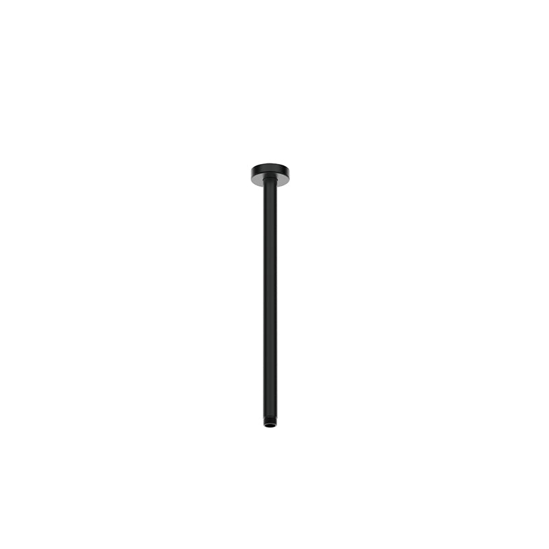 Zenmo Doccia Ceiling Dropper 400mm Long in Matte Black