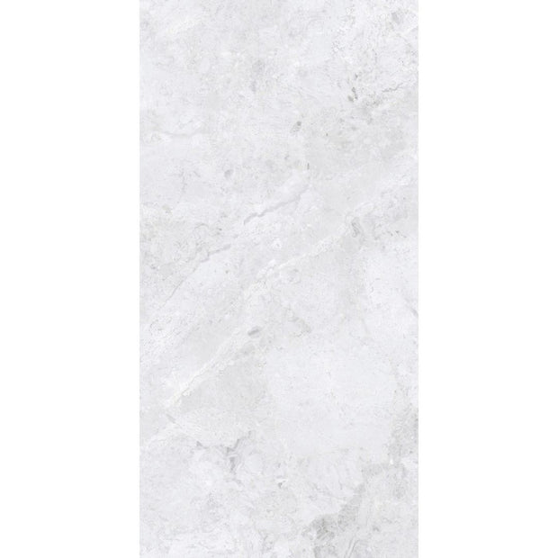 Arctic Tundra White Matt Stone Look Porcelain Tiles 600x1200mm tile