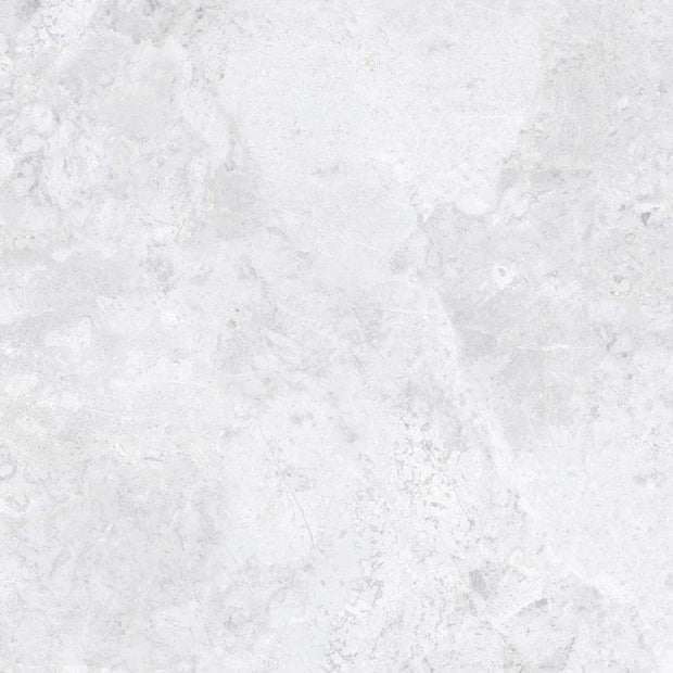 Arctic Tundra White Matt Stone Look Porcelain Tiles 600x600mm tile