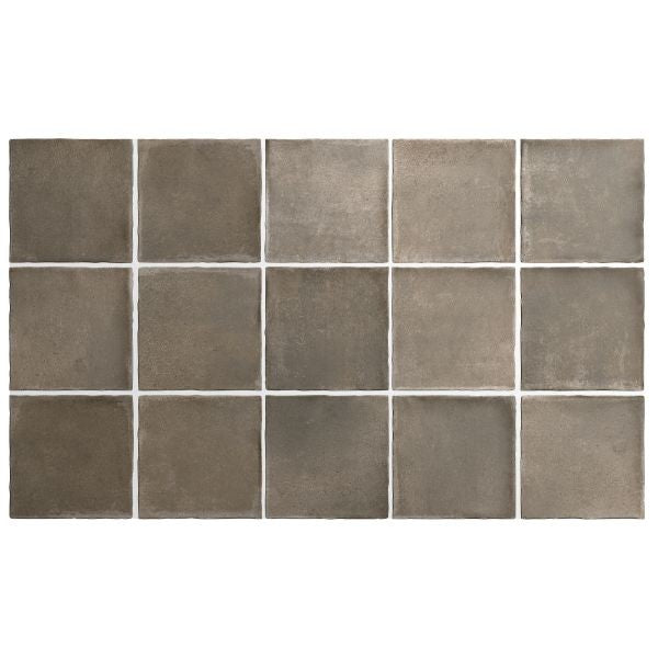 Argile Cacao Square Matt Porcelain Tiles tile