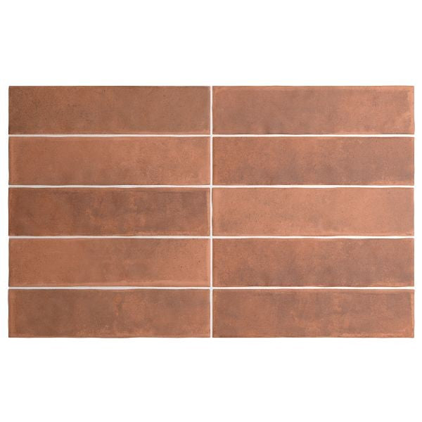 Argile Cotto Matt Porcelain Subway Tiles tile