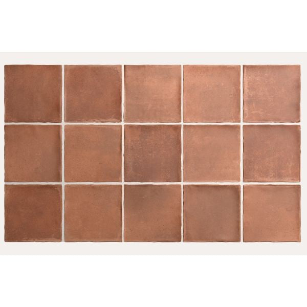 Argile Cotto Square Matt Porcelain Tiles tile