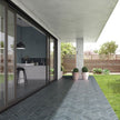 Argile Glacier Matt Porcelain Subway Tiles in a room setting