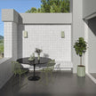 Argile Ice Square Matt Porcelain Tiles in a room setting