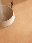 Art Sand Matt Concrete Look Porcelain Tiles in a room setting