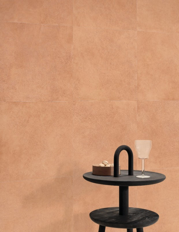 Art Terra Matt Concrete Look Porcelain Tiles in a room setting