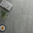 Aspen Charcoal External Stone Look Porcelain Tiles 300x600mm in a room setting