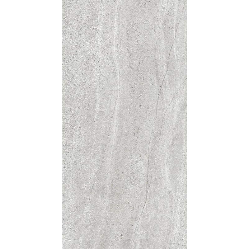 Aspen Silver Matt Stone Look Porcelain Tiles 600x1200mm tile