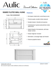 Aulic specification sheet